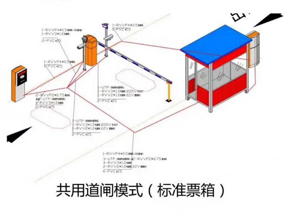 崇左江州区单通道模式停车系统